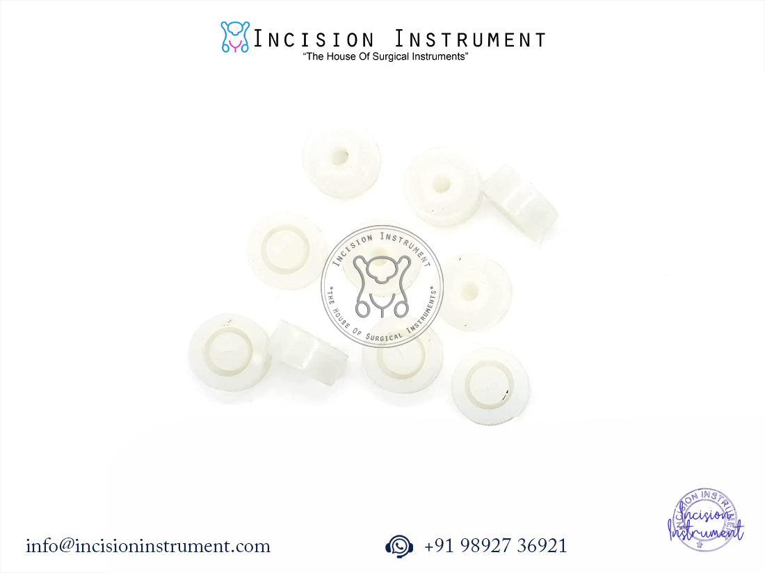 Laparoscopic 10mm Apple Trocar Silicone Rubber Washer Pack of 10 CE Certified