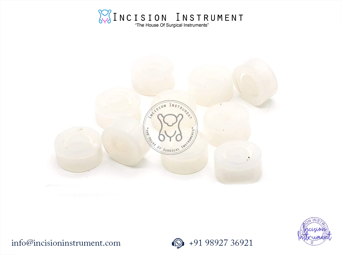 Laparoscopic 10mm Apple Trocar Silicone Rubber Washer Pack of 10 CE Certified