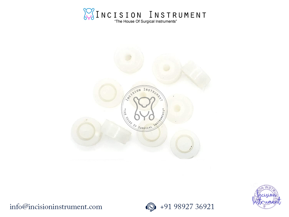5mm laparoscopic Apple trocar silicone rubber washer pack of 10 CE certified surgical accessory