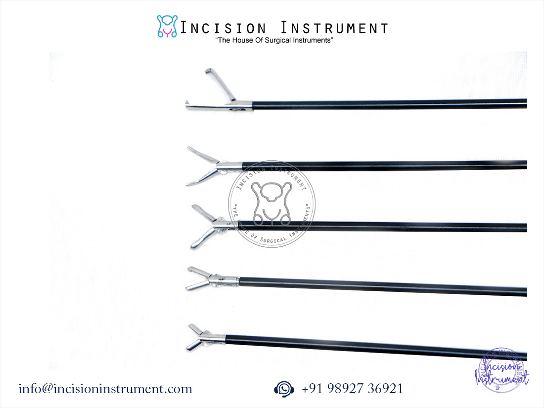 Laparoscopic 5mm Biopsy & Grasper Instruments Set – 5Pc CE a