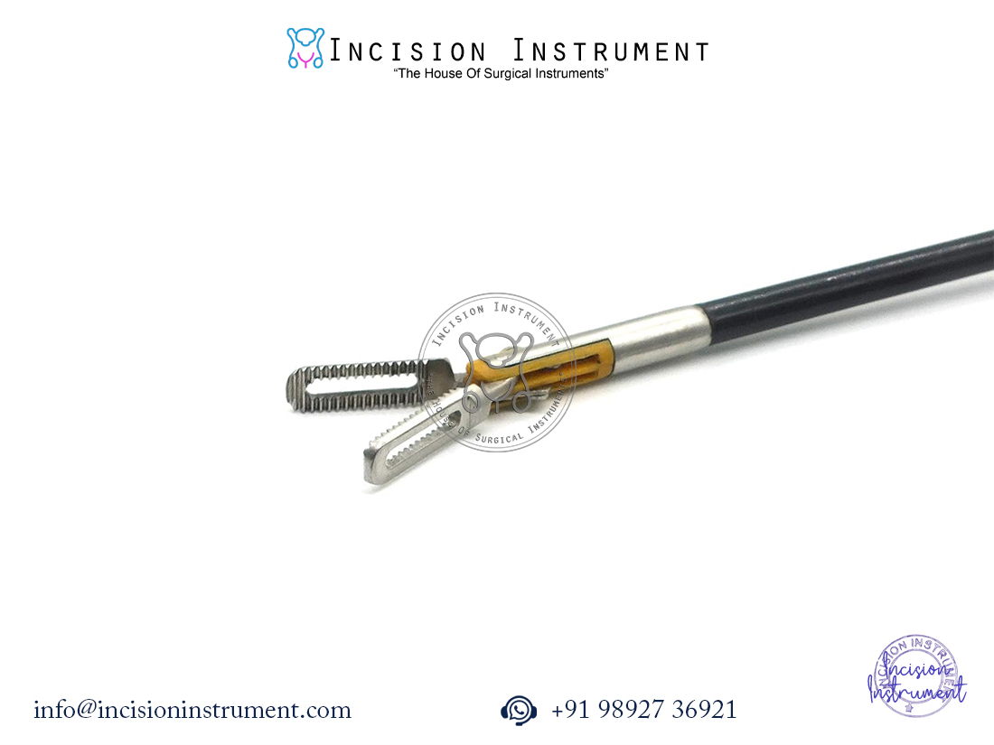 Laparoscopic 5mm Bipolar Bowel Grasper Stainless Steel CE Certified