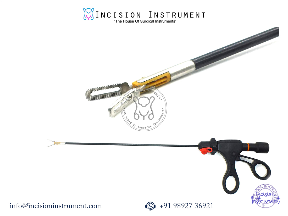 Laparoscopic 5mm Bipolar Bowel Grasper Stainless Steel CE Certified