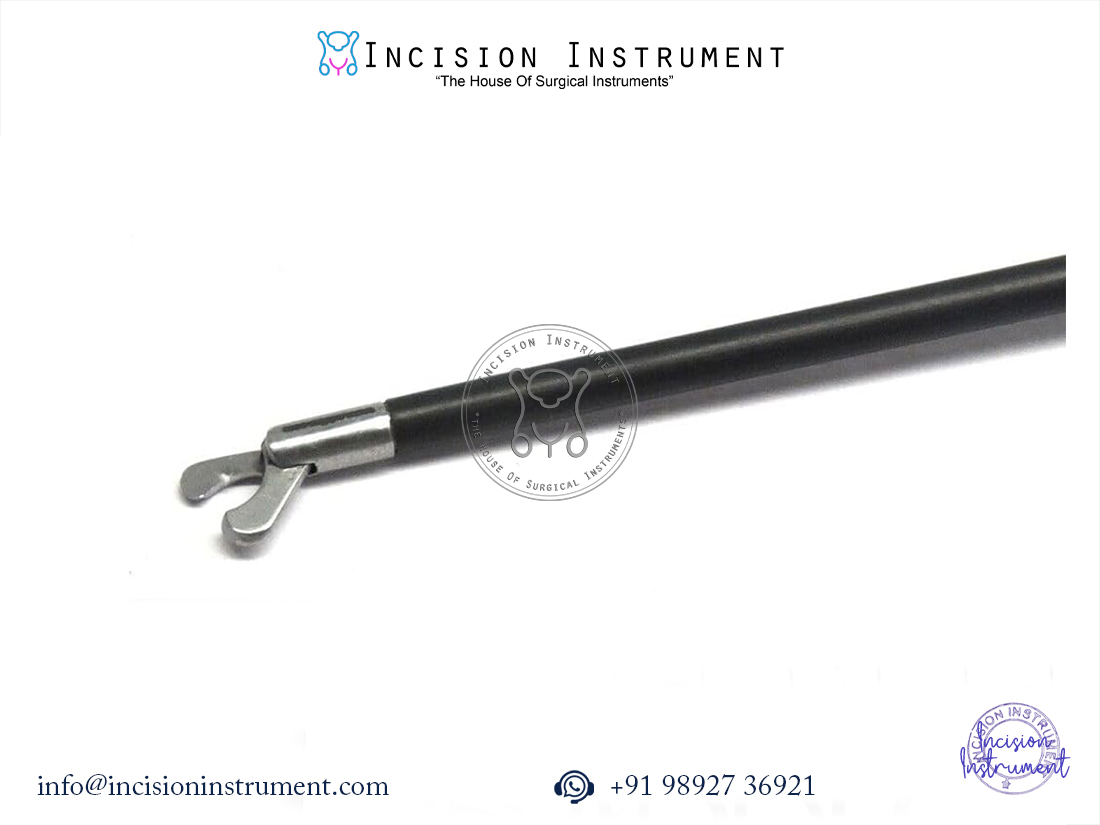 Laparoscopic 5mm curved hook scissor Maryland grasper stainless steel instrument