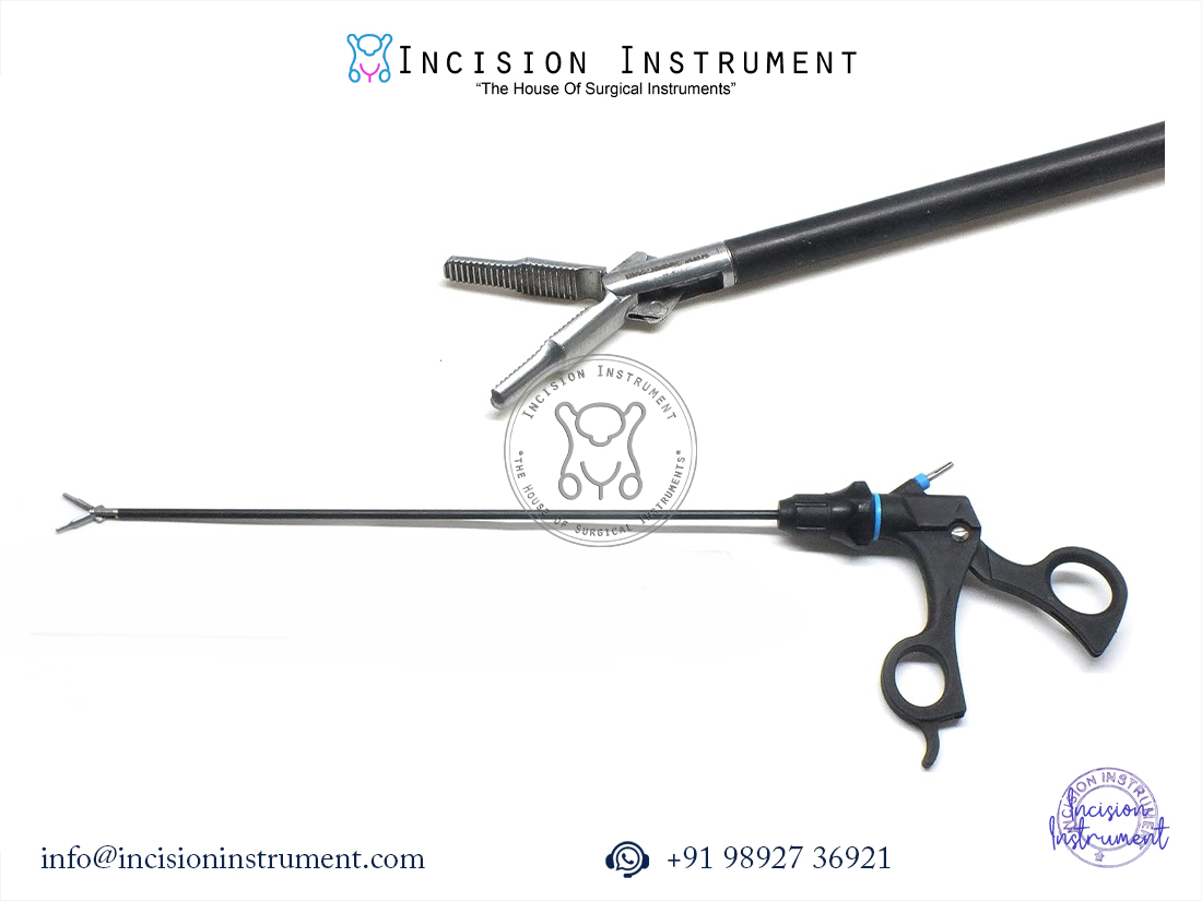 Laparoscopic 5mm dolphin and Allis grasper stainless steel surgical instruments