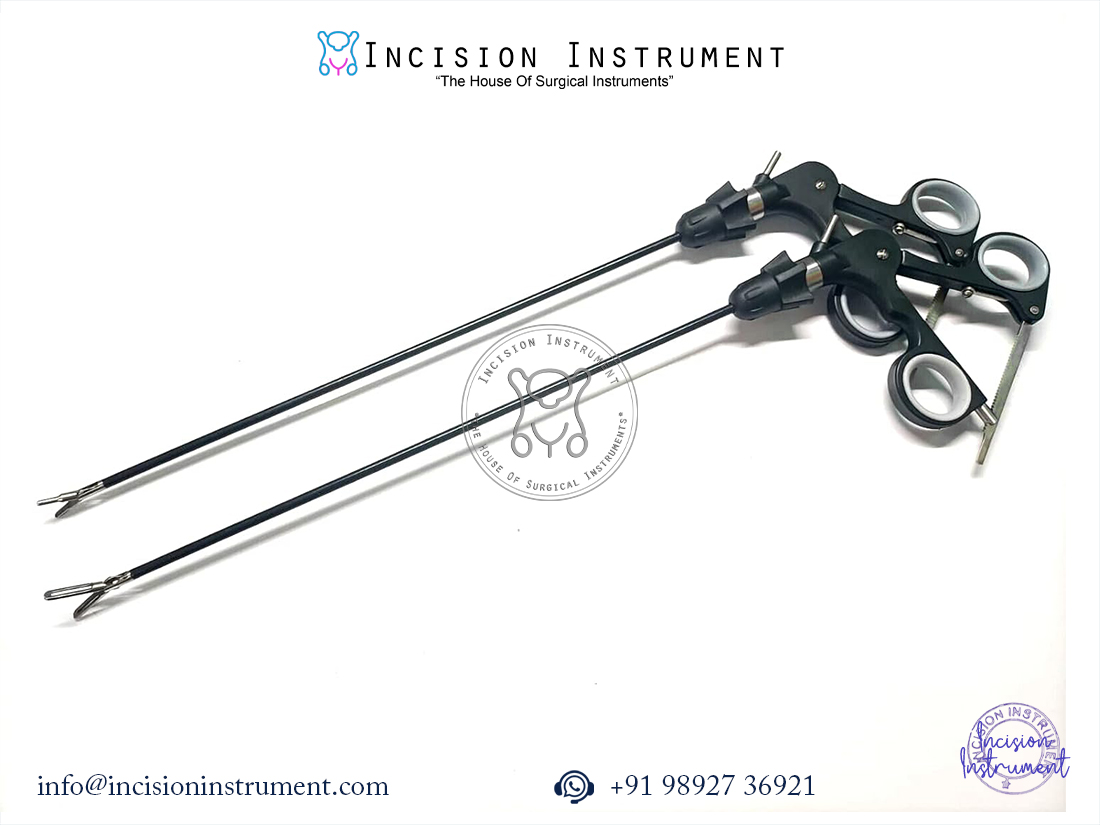 Laparoscopic 5mm dolphin nose and fenestrated grasper stainless steel instruments
