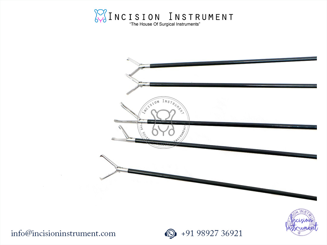 Laparoscopic Cobra Claw Dolphin Tenaculum Allies Crocie Olmi 5mm Forceps CE Certified