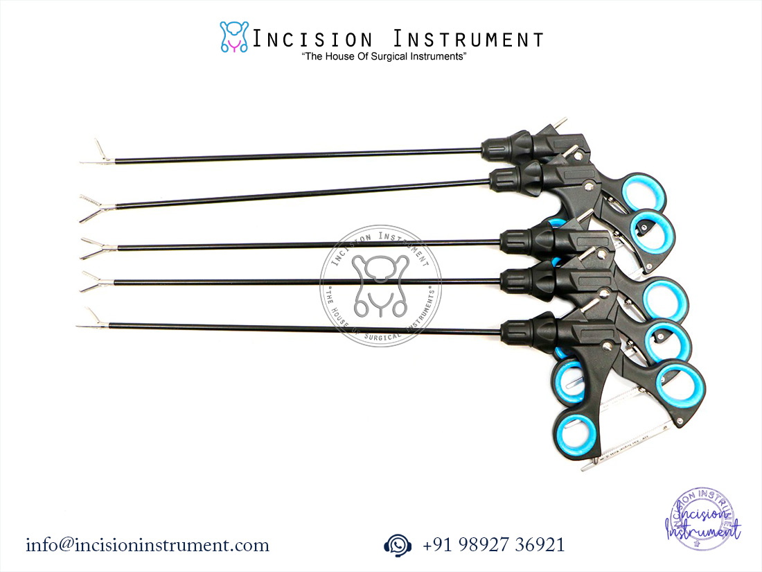 Laparoscopic Cobra Claw Dolphin Tenaculum Allies Crocie Olmi 5mm Forceps CE Certified