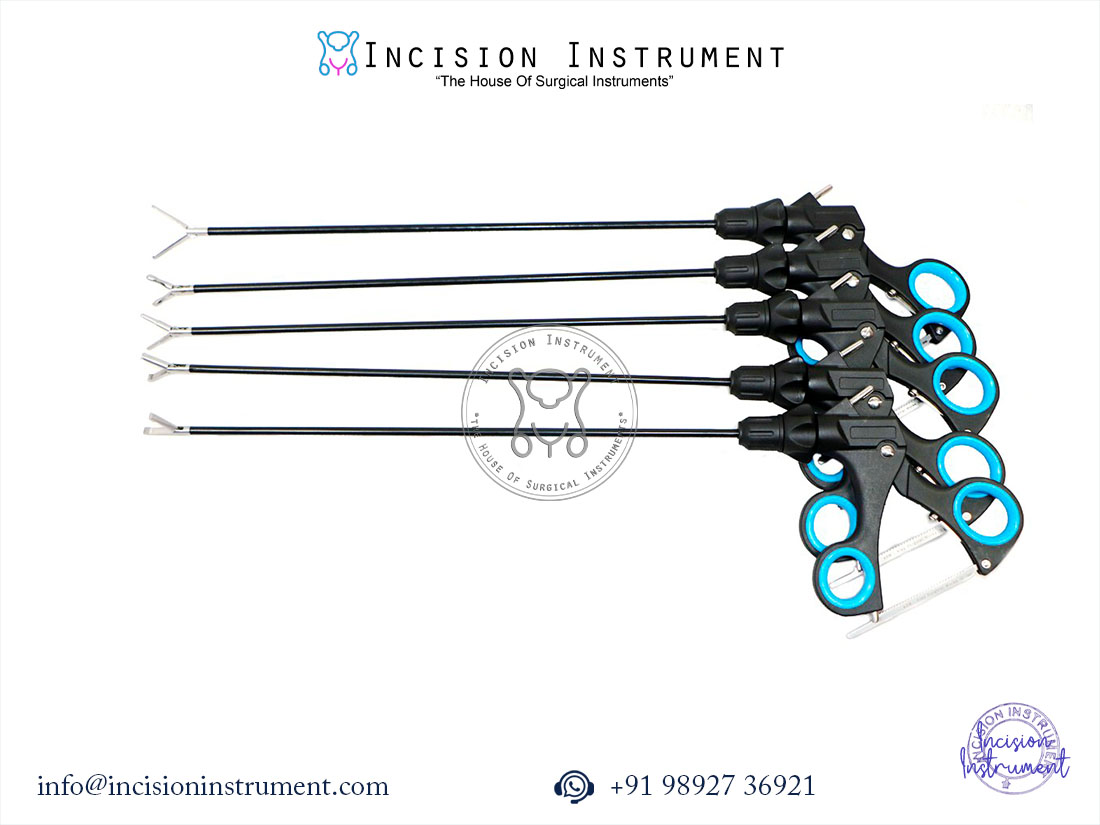 Laparoscopic 5mm grasper and dissector set Cobra claw Dolphin Duck Bill Fundus Allies CE certified