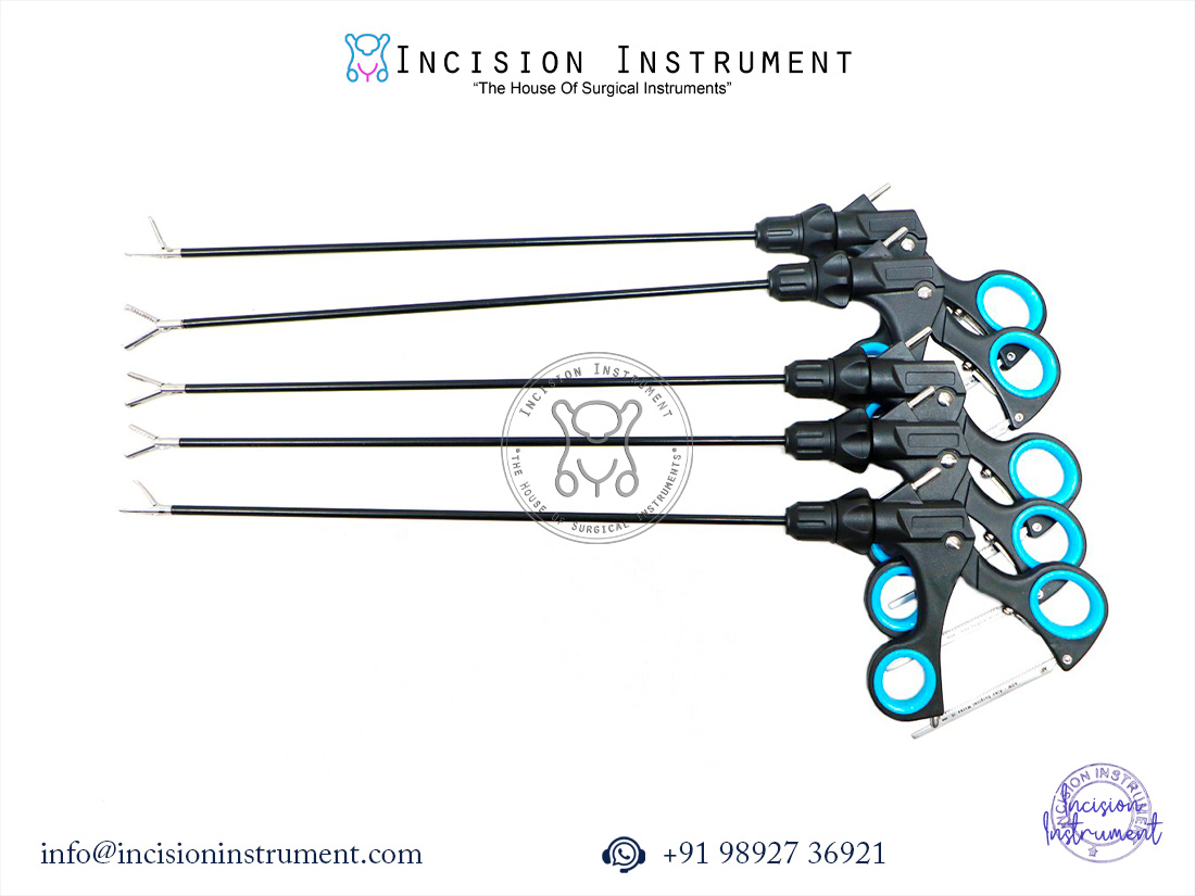 Laparoscopic 5mm DORSEY Fenestrated Alligator Endoclinch Allies Toothed Stomach Grasper Forceps CE Certified