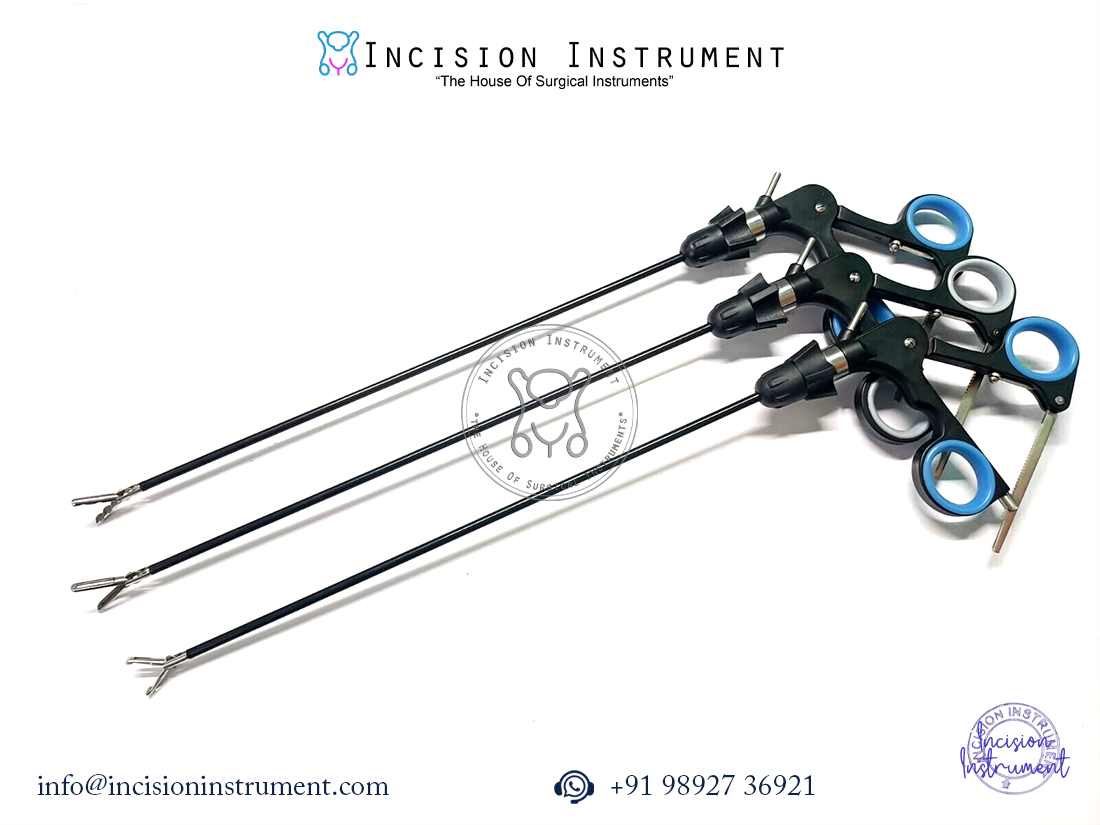 Laparoscopic 5mm universal allies fenestrated grasper stainless steel surgical instruments set