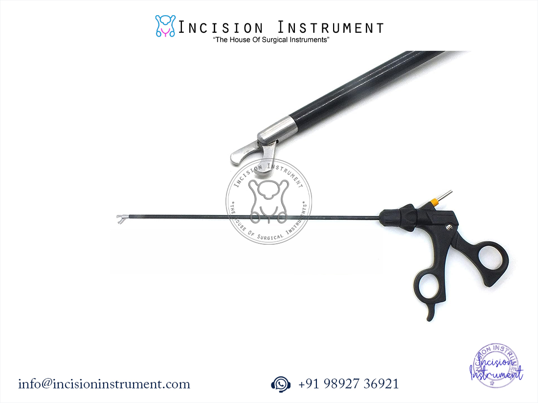 Laparoscopic 5mm hook scissor grasper endoscopy surgical instrument stainless steel