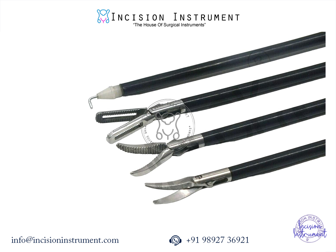 Laparoscopic 5mm Maryland bowl scissor grasper and hook instruments CE certified surgical tools