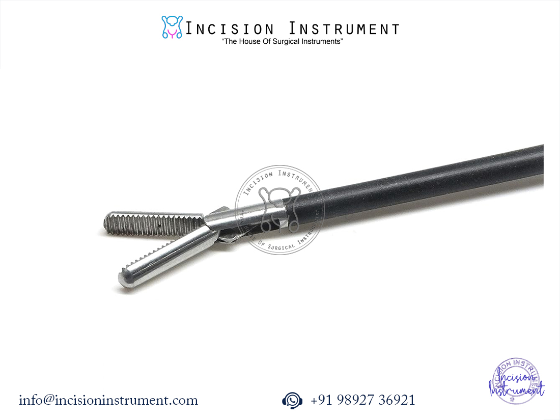 Laparoscopic 5mm serrated grasper endoscopy surgical instrument stainless steel