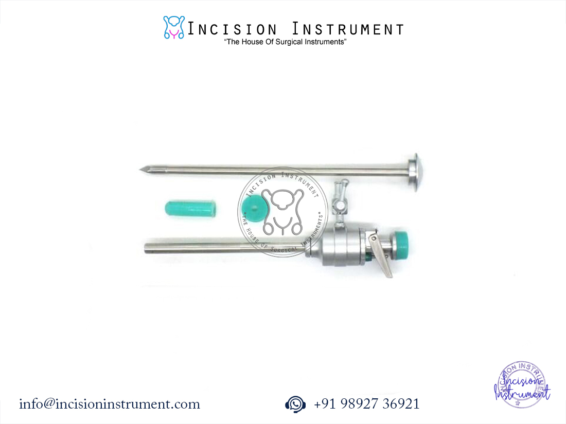 The Laparoscopic Trocar Cannula 5mm – Set of 3 Pieces is a precision-engineered endoscopy surgical access system designed for safe, controlled entry in minimally invasive laparoscopic procedures. Widely used in general surgery, gynecology, and urology, this set ensures smooth instrument insertion while maintaining reliable pneumoperitoneum throughout surgery. Manufactured from high-grade medical stainless steel, these 5mm trocar cannulas deliver excellent durability, corrosion resistance, and long-term reusability. The precision valve mechanism minimizes CO₂ leakage, while the smooth cannula surface reduces tissue trauma and improves surgeon control. This reusable and autoclavable laparoscopic trocar set is CE certified and produced by a leading Mumbai-based manufacturer and supplier. Trusted by surgeons across Pan India, it meets international quality standards and is ideal for both routine and advanced laparoscopic interventions.