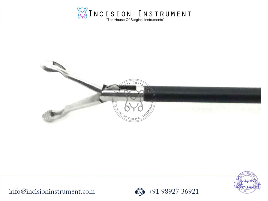 Laparoscopic Storz Type Babcock Grasper 5mm x 330mm with Silicon Skin Suture Pad 10cm x 10cm surgical laparoscopic instruments