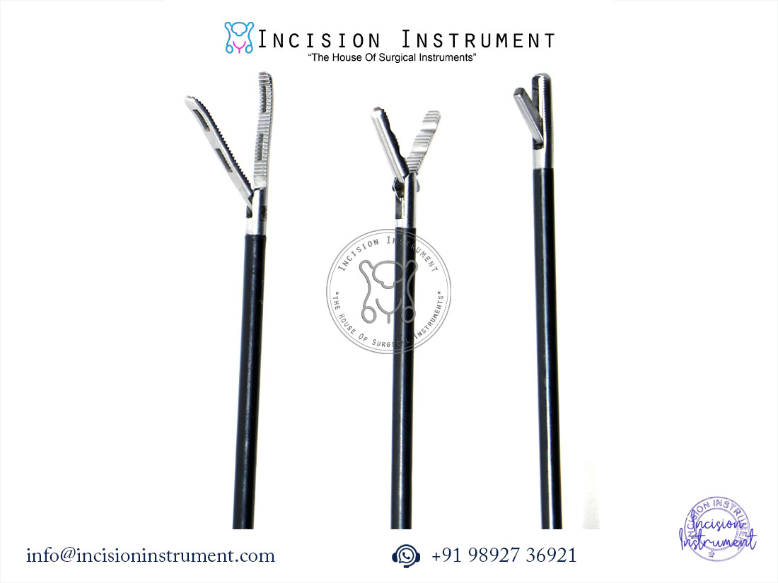 Laparoscopic 5mm biopsy punch and grasper forceps set Universal Maxi Crocie Olmi CE certified