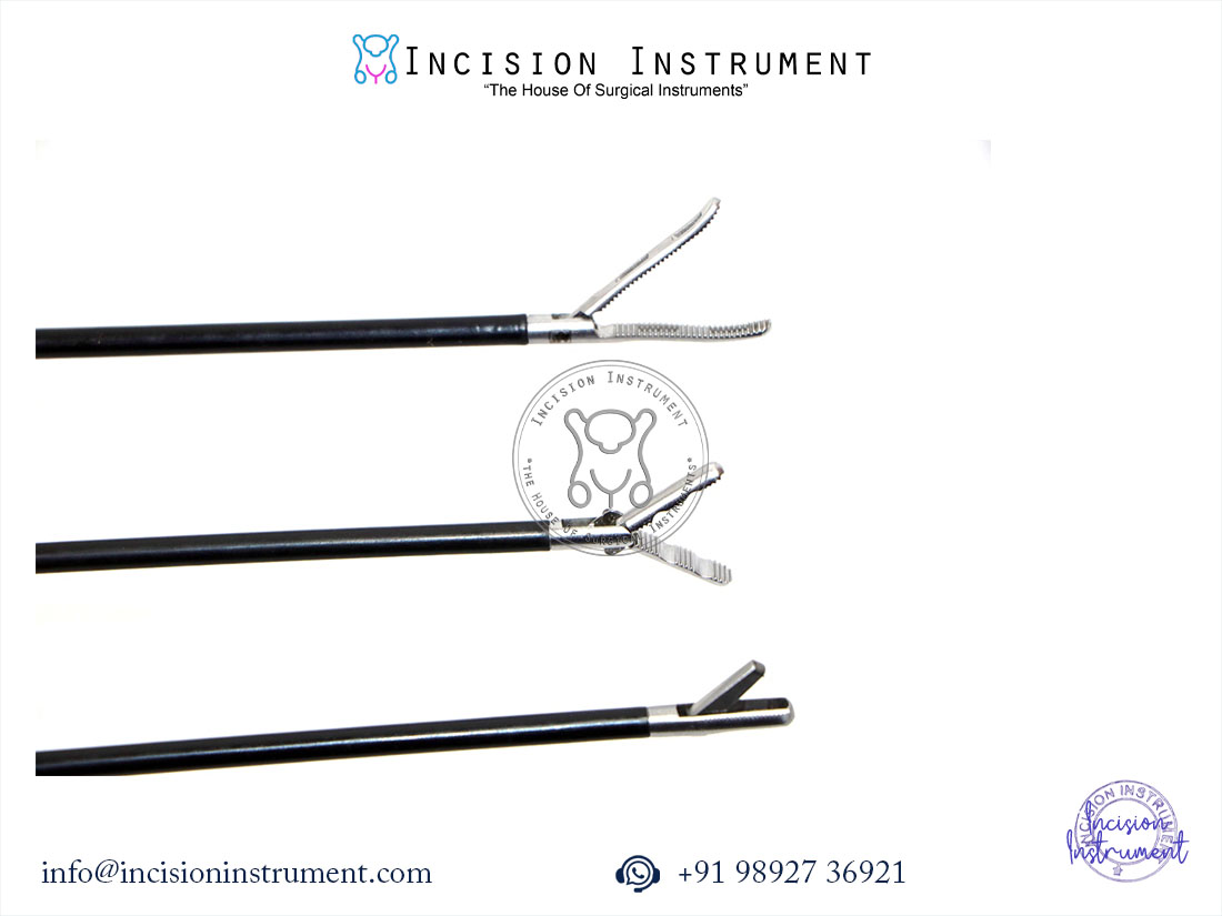 Laparoscopic 5mm biopsy punch and grasper forceps set Universal Maxi Crocie Olmi CE certified