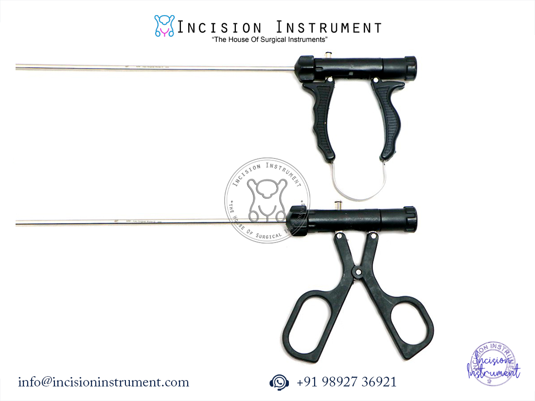 Laparoscopic Bipolar Clip Applier Plate Type Jaw 5mm CE Certified Surgical Instrument