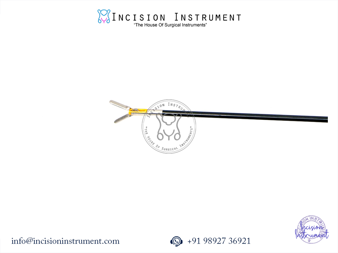 Laparoscopic Bipolar DA Ruby Forceps 5mm x 330mm with Cable CE Certified Stainless Steel