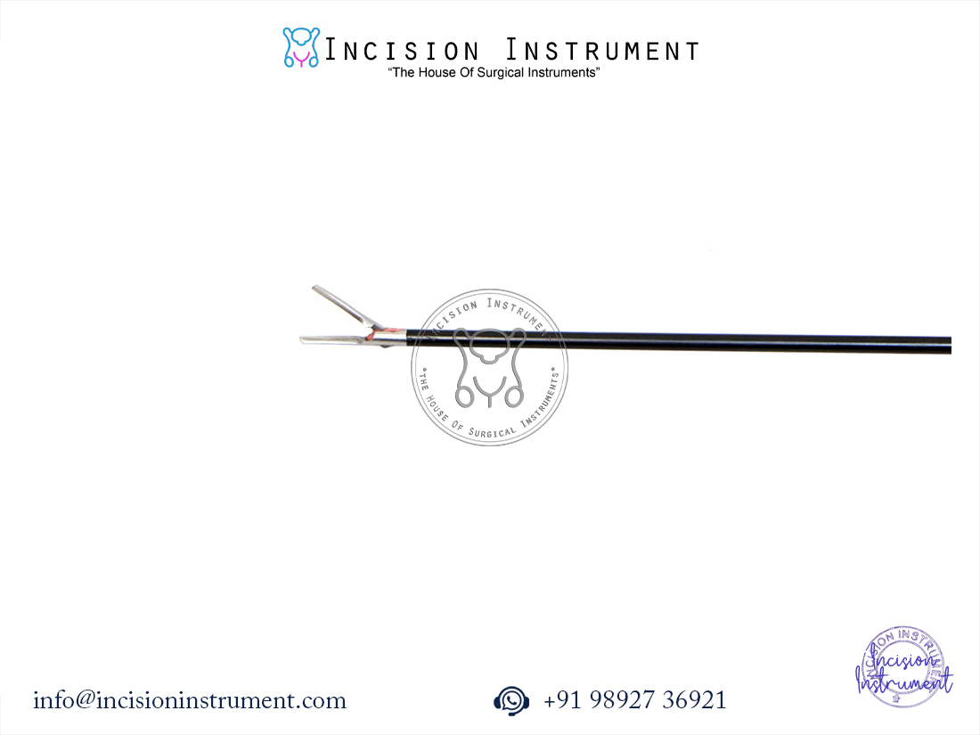 Laparoscopic bipolar diathermy cutter dissector forceps 5mm CE certified instrument