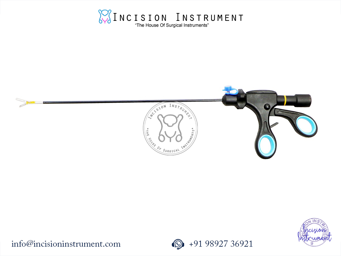 Laparoscopic bipolar fenestrated bowel dissector 5mm stainless steel surgical instrument with bipolar cable