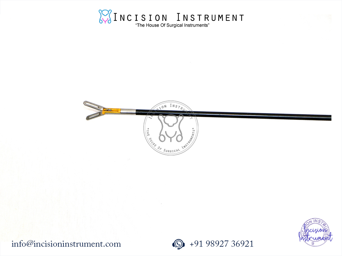 Laparoscopic bipolar fenestrated bowel dissector 5mm stainless steel surgical instrument with bipolar cable