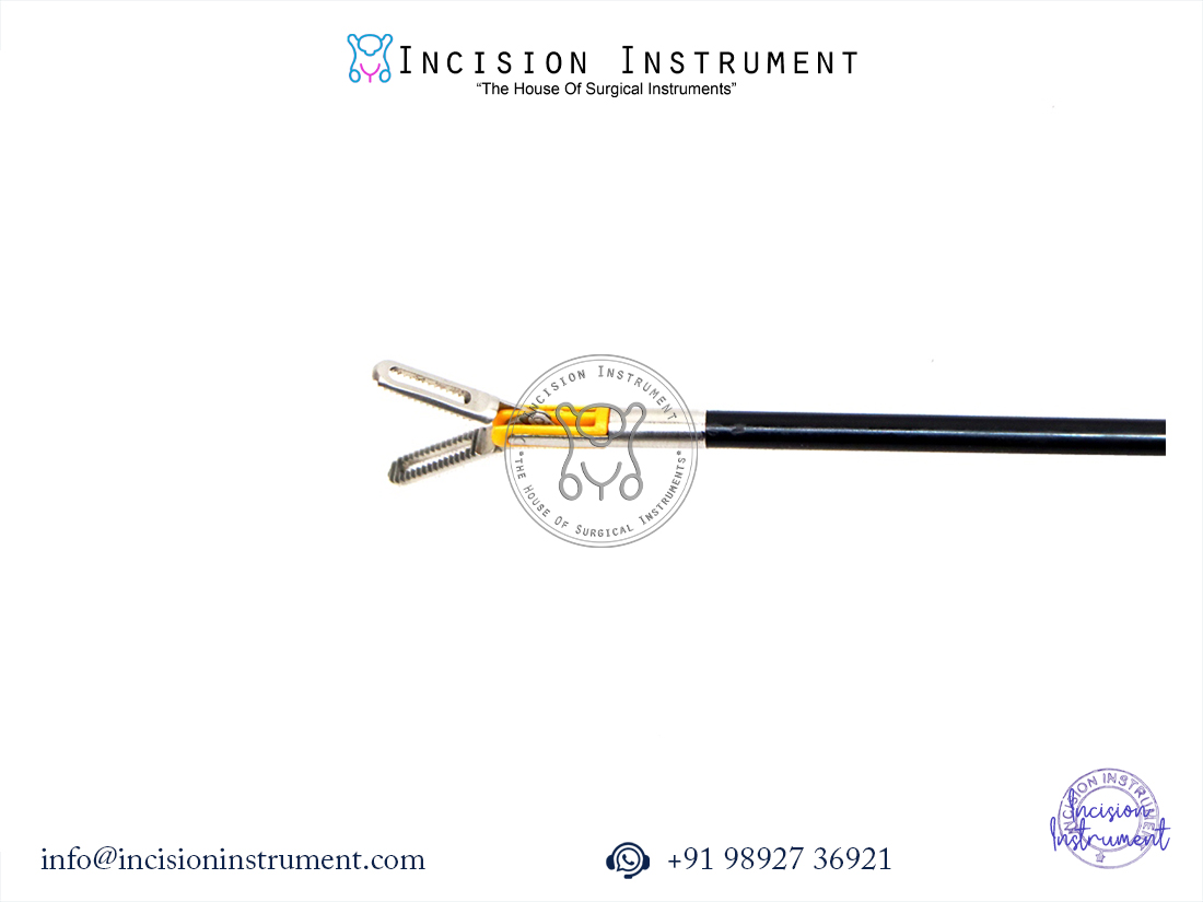 Laparoscopic bipolar fenestrated bowel dissector 5mm stainless steel surgical instrument with bipolar cable