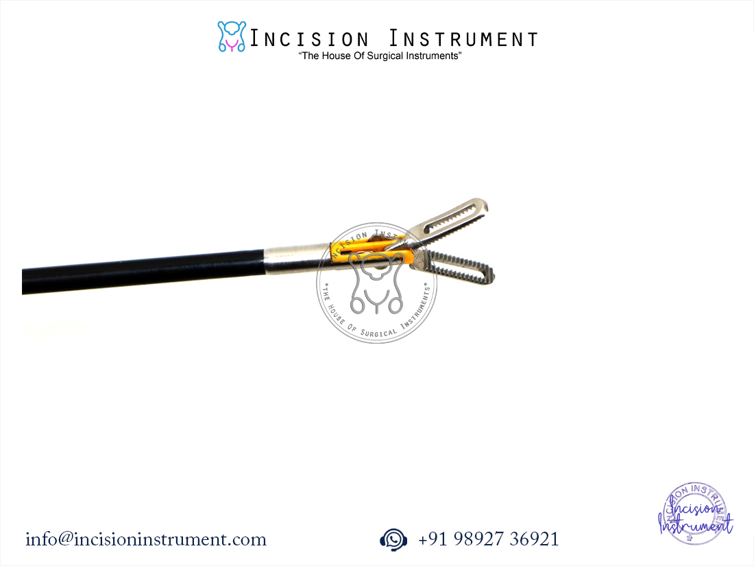 Laparoscopic bipolar fenestrated bowel dissector 5mm stainless steel surgical instrument with bipolar cable