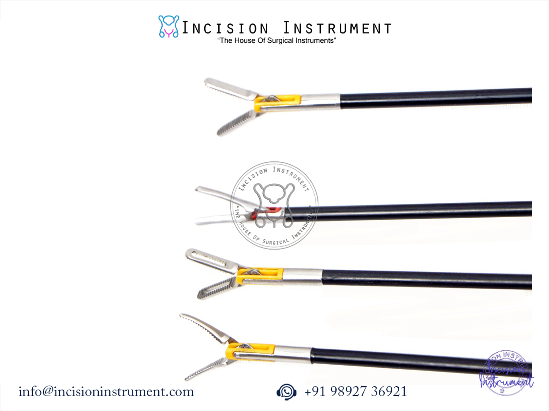 Laparoscopic Bipolar Maryland Ruby Fenestrated Diathermy Cutter 5mm CE Certified Instrument