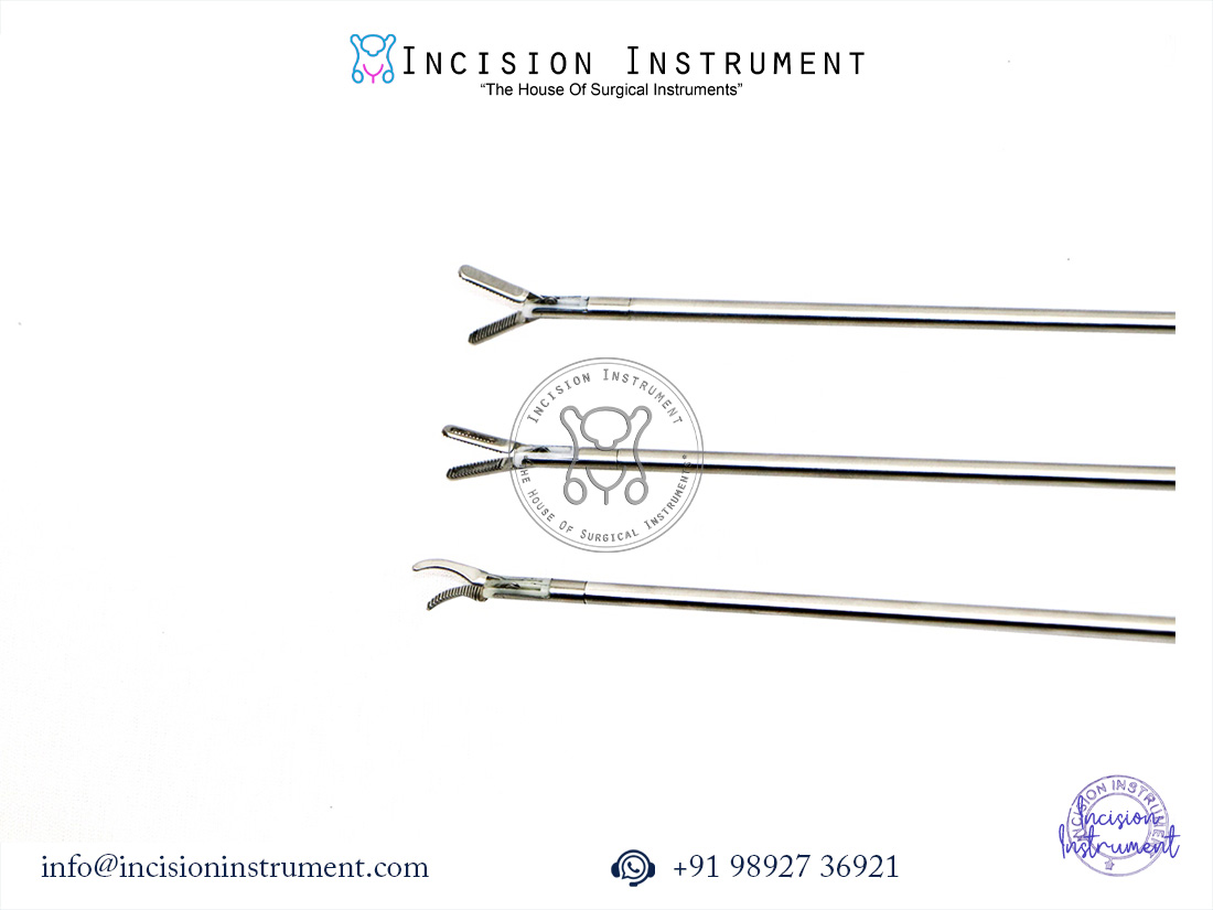 Laparoscopic Bipolar Maryland Ruby Fenestrated Forceps 5mm x 330mm CE Certified