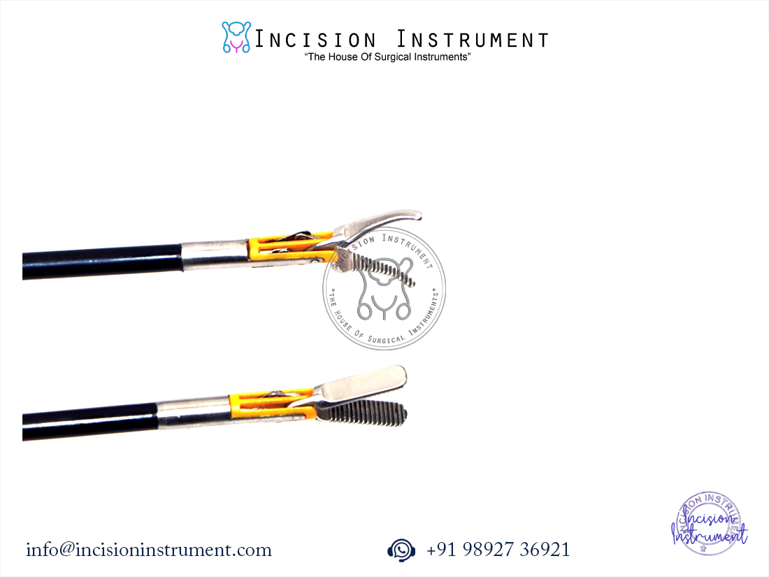 Laparoscopic Bipolar Maryland Ruby Forceps 5mm x 330mm with Bipolar Cable CE Certified