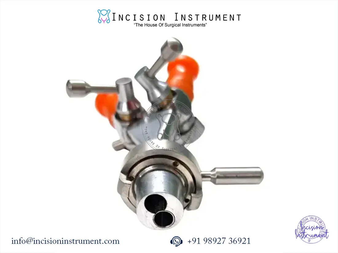 Laparoscopic cystoscope double channel bridge stainless steel reusable CE certified instrument