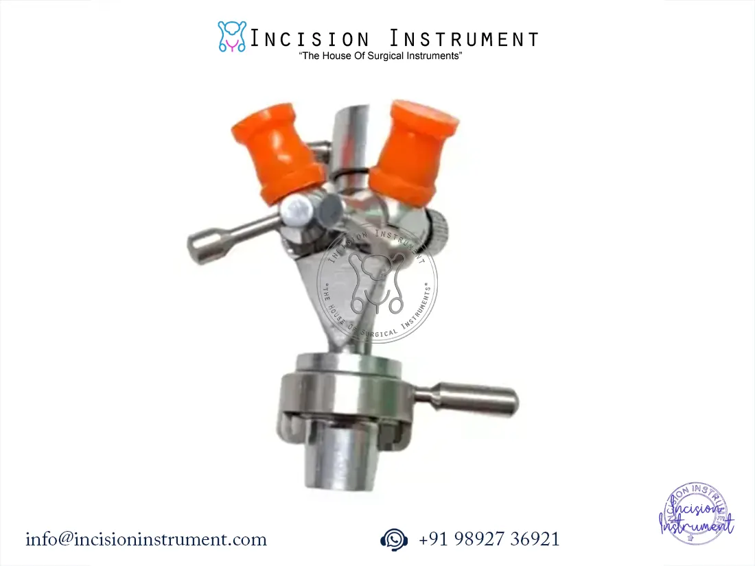 Laparoscopic cystoscope double channel bridge stainless steel reusable CE certified instrument