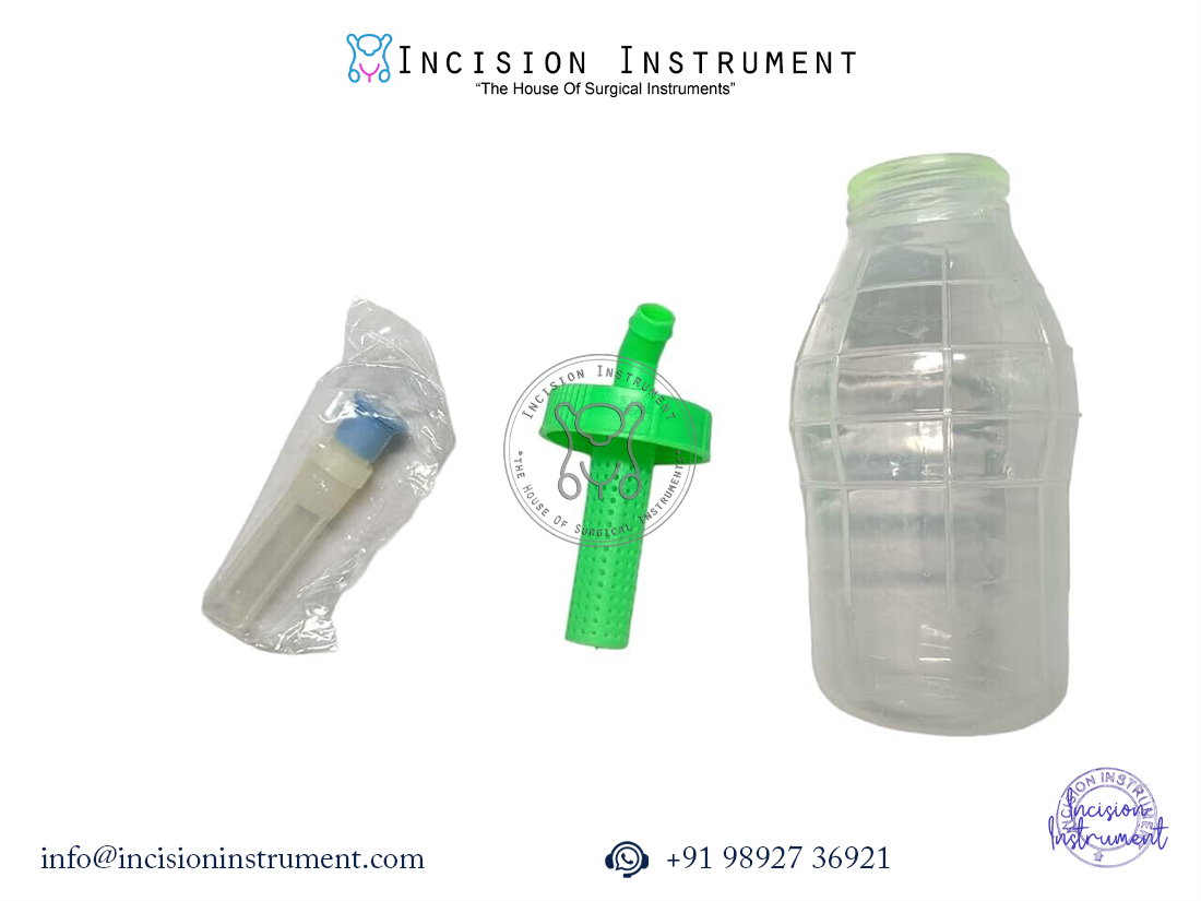 Laparoscopic Ellik bladder evacuator bottle reusable urology surgical instrument CE certified