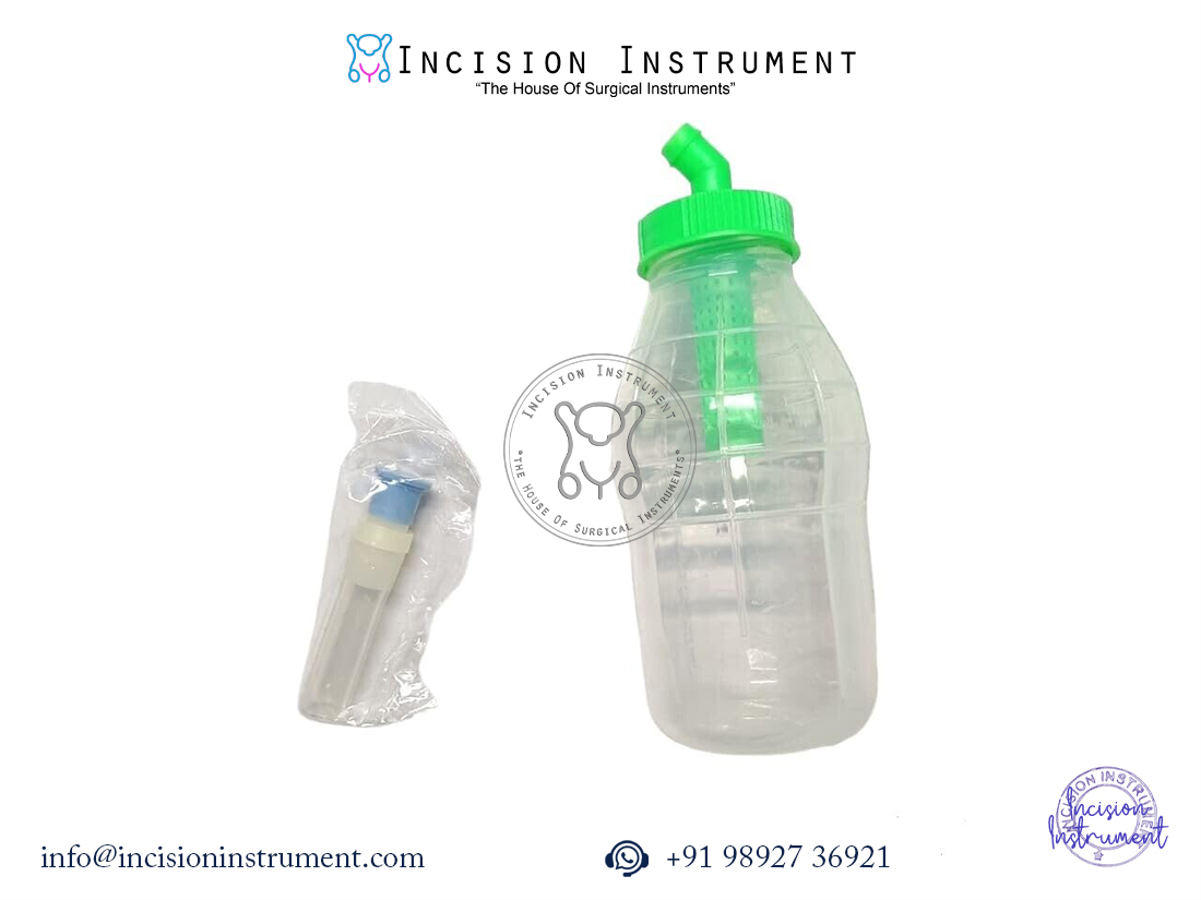 Laparoscopic Ellik bladder evacuator bottle reusable urology surgical instrument CE certified