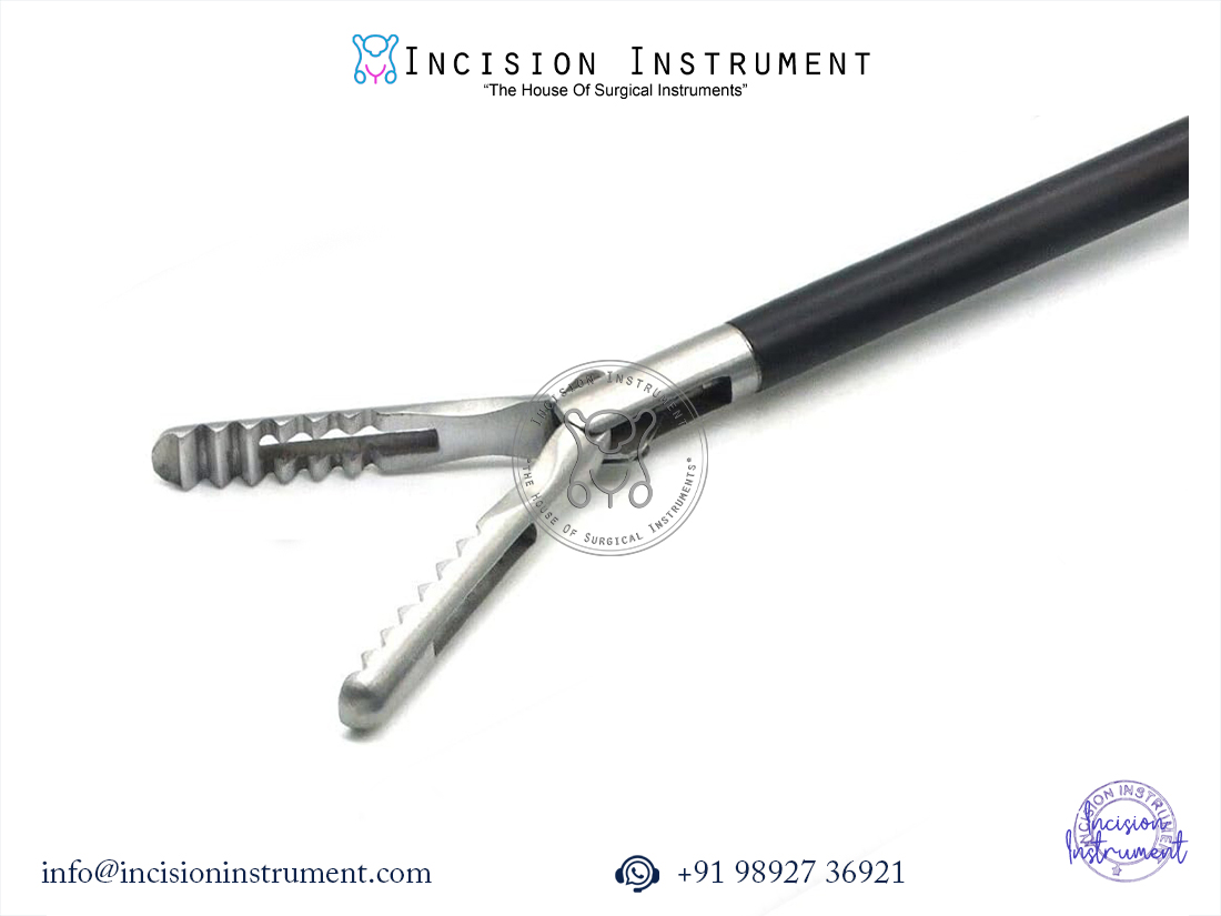 Laparoscopic endo clinch grasper 5mm 330mm stainless steel surgical instrument