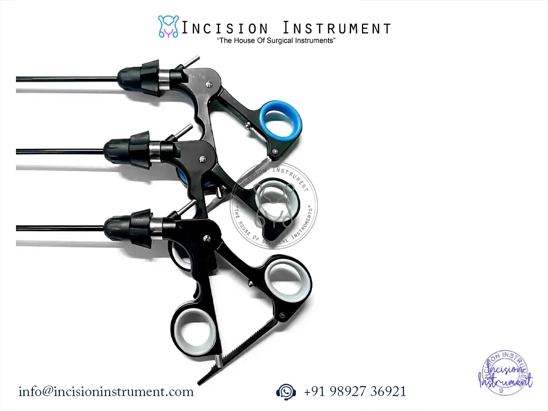 Laparoscopic fenestrated allies and Maryland grasper 5mm stainless steel CE certified