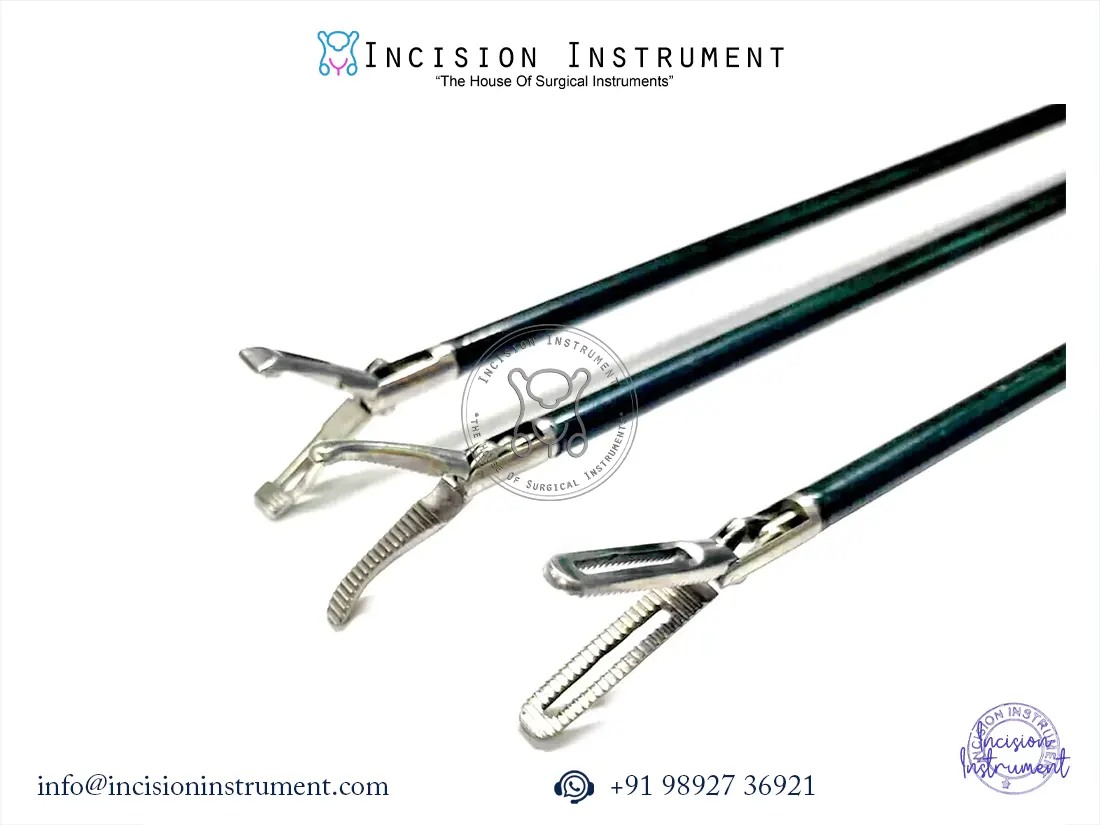 Laparoscopic fenestrated allies and Maryland grasper 5mm stainless steel CE certified
