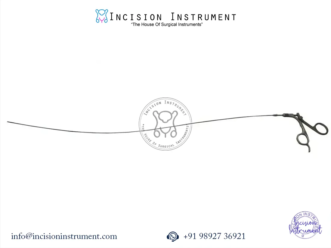 Laparoscopic flexible alligator forceps 5FR x 60cm urology instrument CE certified stainless steel