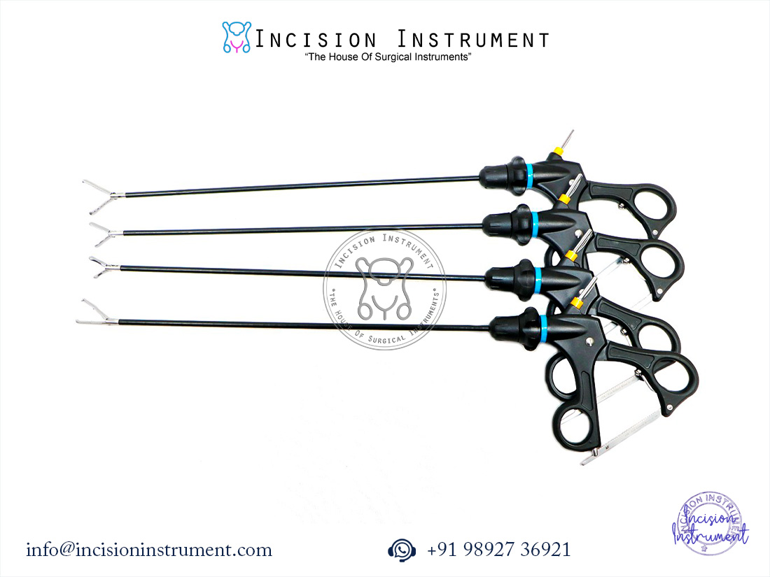 Laparoscopic fundus duck bill tenaculum claw grasper forceps 5mm stainless steel CE certified
