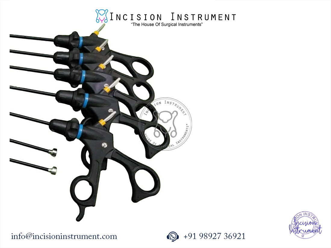 7 pcs laparoscopic Maryland and fenestrated grasper forceps 5mm x 330mm CE certified surgical instruments