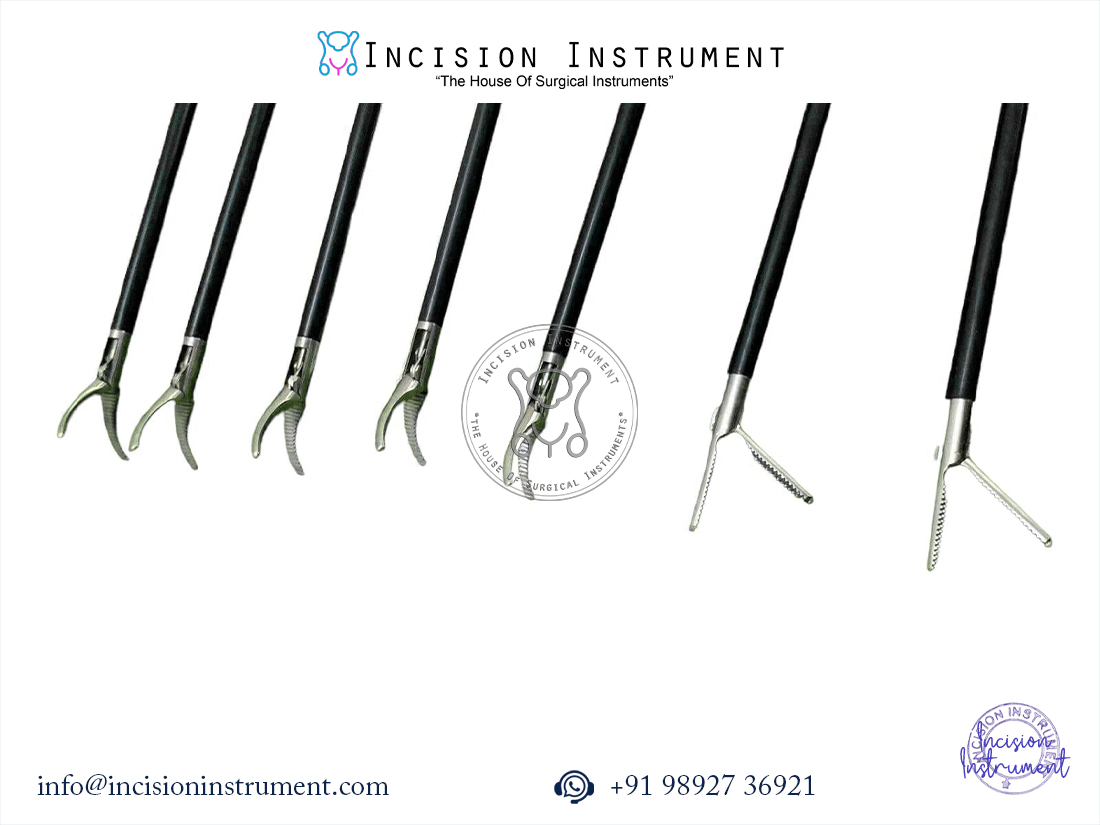 7 pcs laparoscopic Maryland and fenestrated grasper forceps 5mm x 330mm CE certified surgical instruments