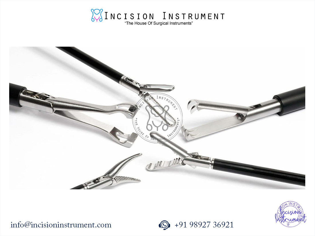 Laparoscopic grasper forceps insert set with handle 5mm surgical instrument