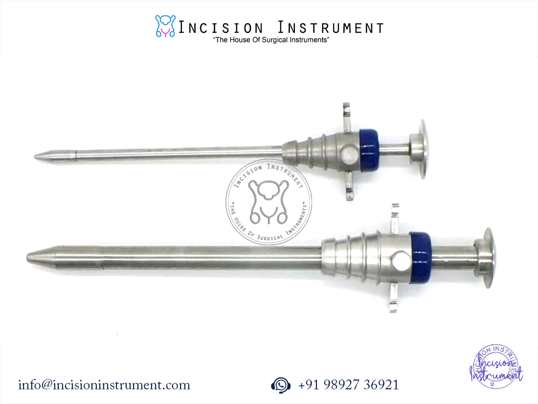 laparoscopic hasson trocar 5mm 10mm stainless steel set CE