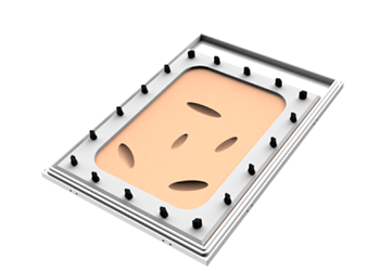 Laparoscopic hernia repair training on endotrainer for herniorrhaphy surgical skill practice