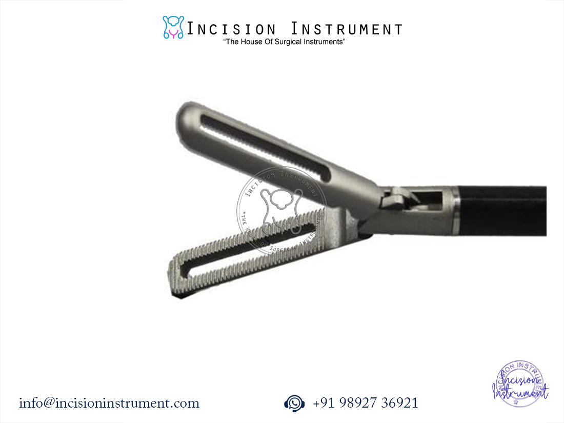 Laparoscopic bowel grasper forceps 5mm x 330mm stainless steel surgical instrument