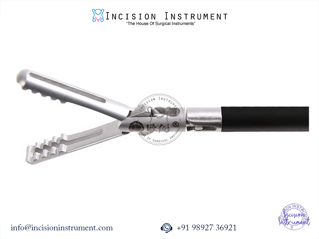 Laparoscopic Endo Clinch Grasper 5mm x 330mm stainless steel surgical instrument