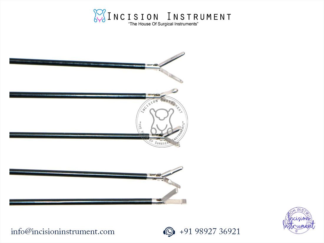 Laparoscopic 5mm grasper and dissector set Cobra claw Dolphin Duck Bill Fundus Allies CE certified