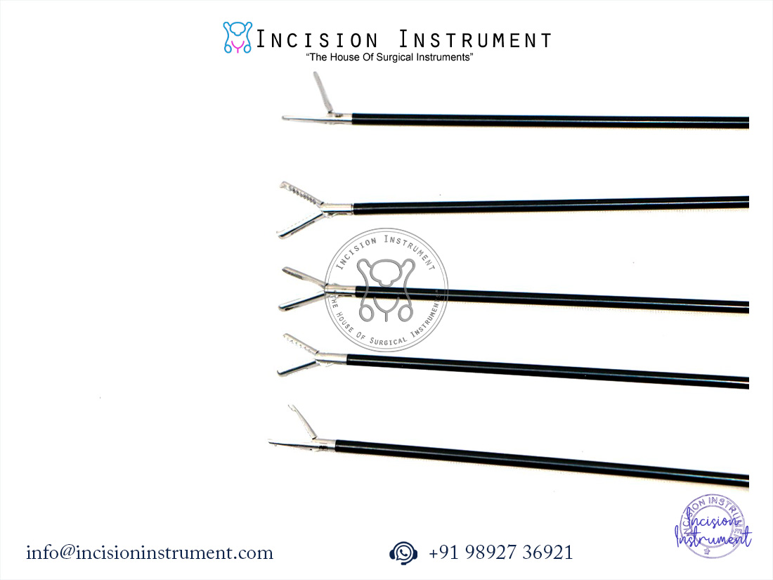 Laparoscopic 5mm DORSEY Fenestrated Alligator Endoclinch Allies Toothed Stomach Grasper Forceps CE Certified