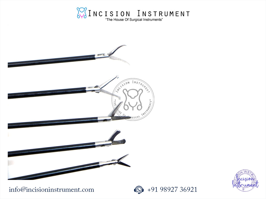 Laparoscopic Hook Scissors S/A D/A Curved Maryland Mixter 5mm Forceps CE certified